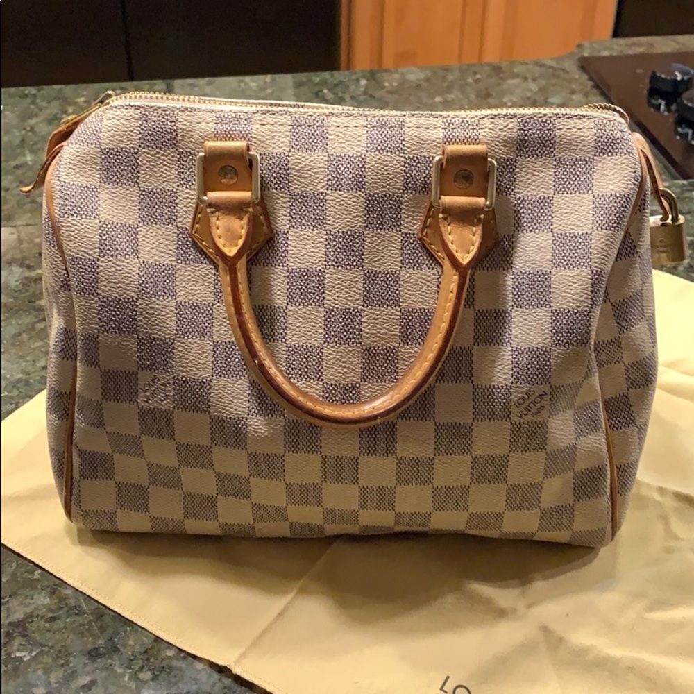 Louis Vuitton Speedy 25 Damier Azur.